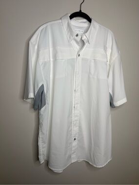 White Reel Legends fishing shirt